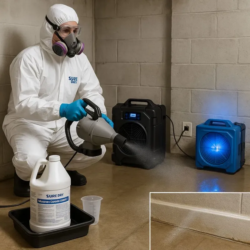Sanitization and Odor Removal process in Black Earth, WI