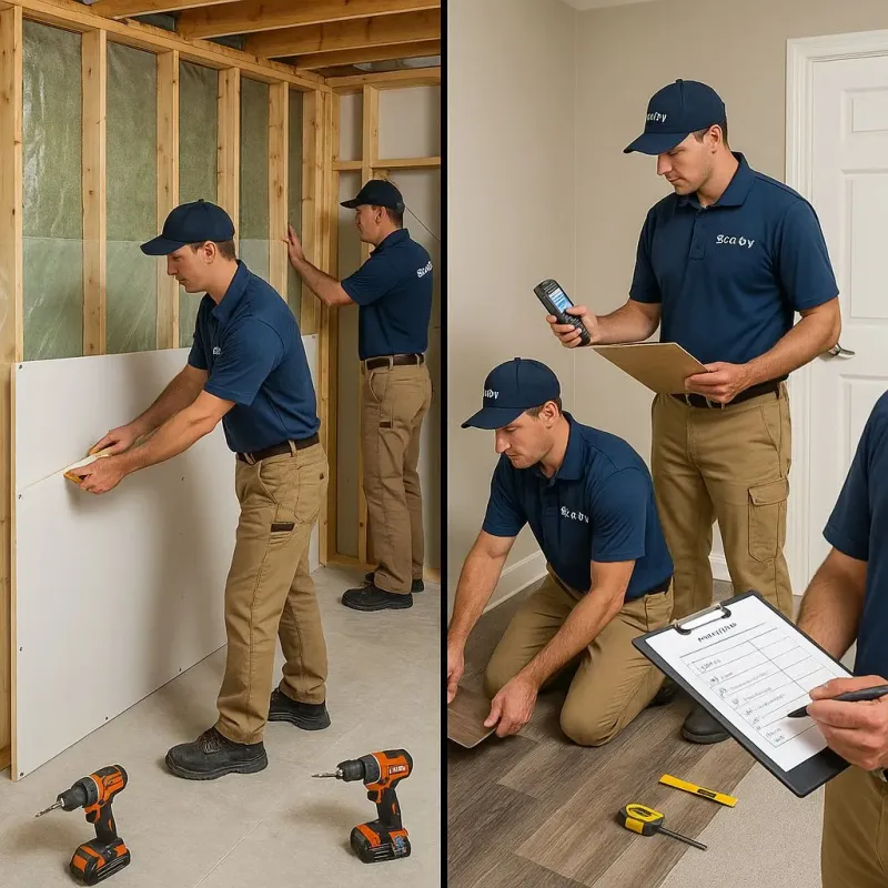 Repairs and Reconstruction process in Black Earth, WI